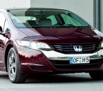 Slalom im HONDA FCX Clarity