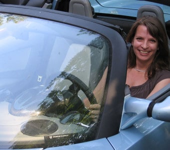 Einmal im E-Auto Tesla sitzen …