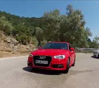 Audi A3 zeigt sich dynamisch, im Video mit Drohne