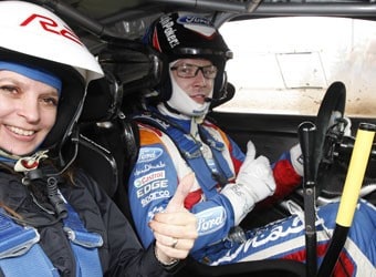 Die Anreise zum Ford Fiesta RS WRC Passenger Ride...