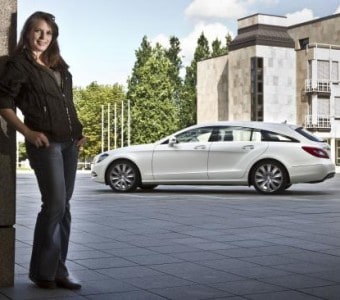 Shooting Star? Der CLS Shooting Brake - einmal anfassen bitte
