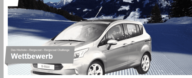 Das Höchste - die Bergscout Challenge um einen Ford B-Max 4