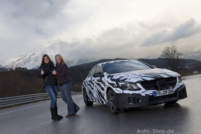 Mercedes-Benz CLA 45 AMG - Blick auf die erste Zebraversion 2