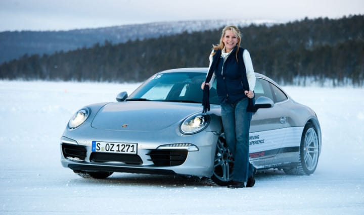 Drift auf Eis mit Spikes - Porsche Driving Experience 2