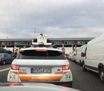 Etappe 1: Berlin-Krakau der Land Rover Experience Tour Seidenstraße