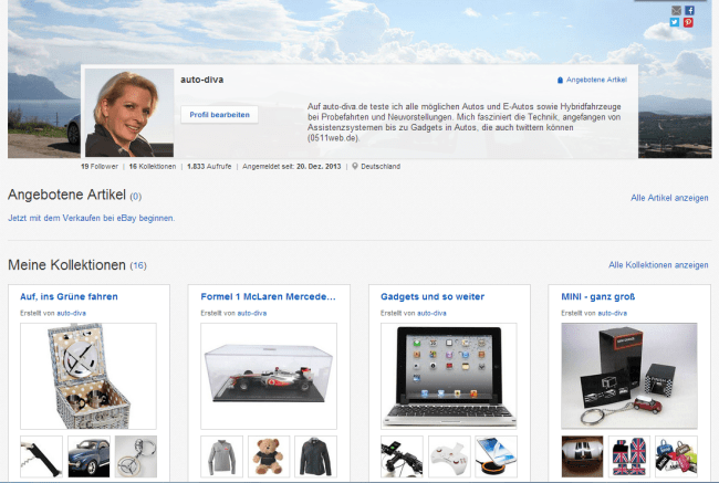 eBay-Kollektionen auto-diva