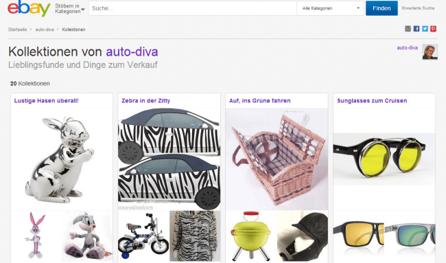 auto-diva ebay-kollektionen