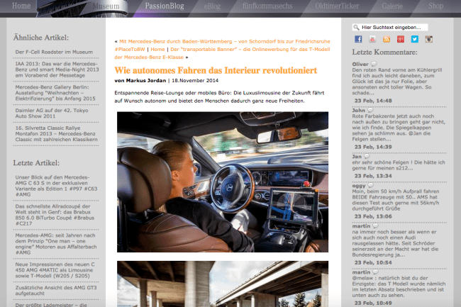 MB Passionblog