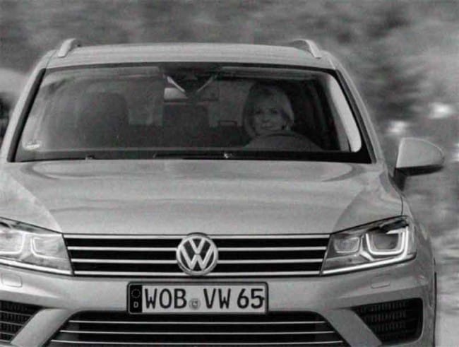 VW Touareg Blitzerfoto