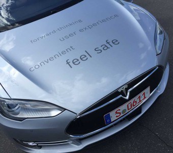 Tesla Model S Automatisiertes Fahren bei Bosch