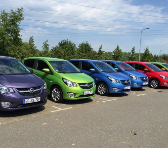 Welche Farbe hat mein Opel Karl bei der Testfahrt? - Autofoto