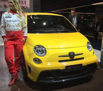 Gelber Kugelblitz Abarth - Autofoto
