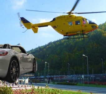 Kindheitstraum fliegender Porsche
