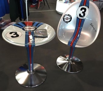 Martini Racing Design - Tisch und Stühle