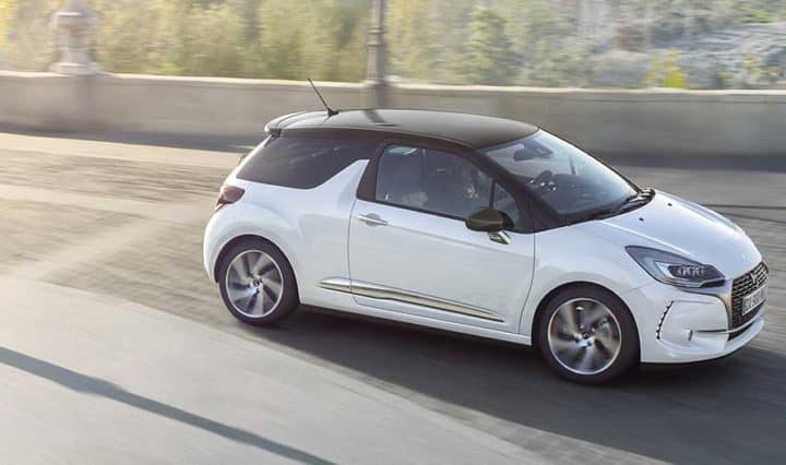 Neuer Citroen DS3 perlmuttweiss