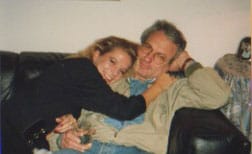 Nicole und Papa