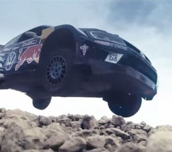 VW WRC Rallye Sprung