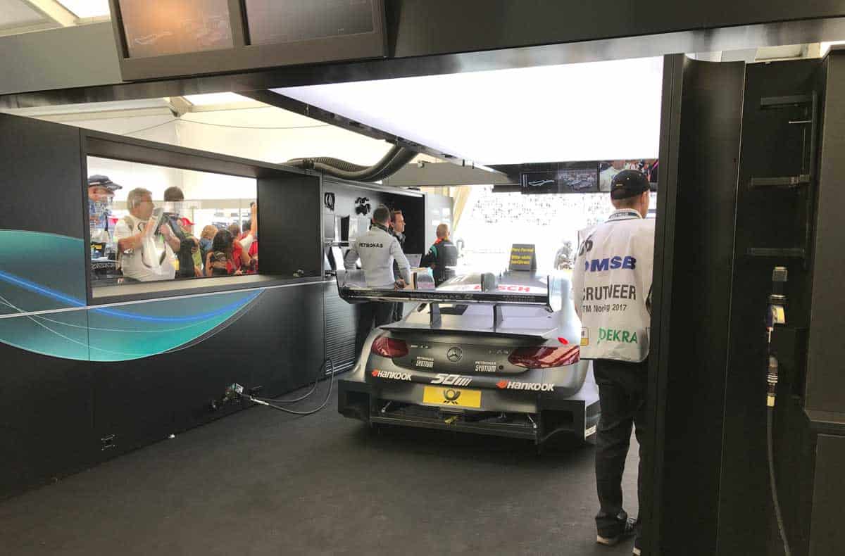 DTM: Mercedes-AMG Petronas Box in der DTM